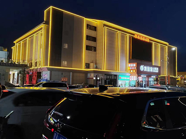 阿克塞楼体亮化